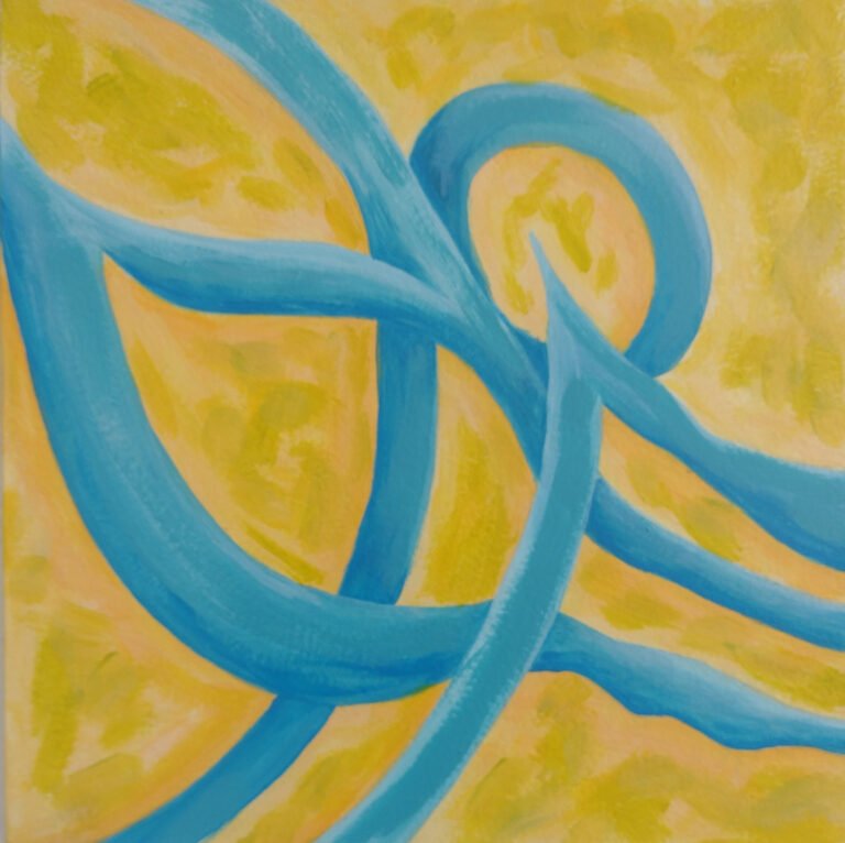 acrílica sobre tela 30x30 cm